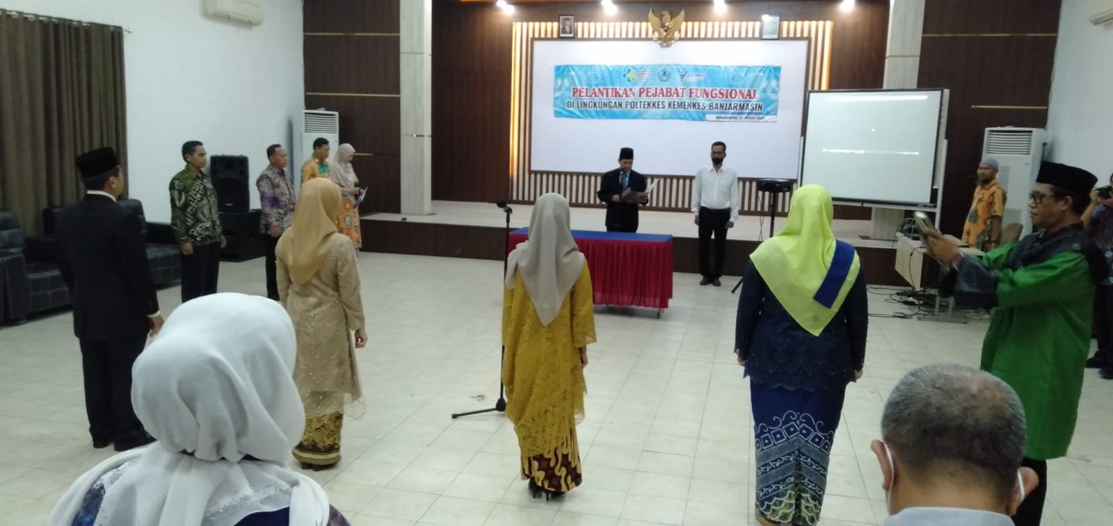 Pelantikan Pejabat Fungsional di Lingkungan Poltekkes Kemenkes Banjarmasin